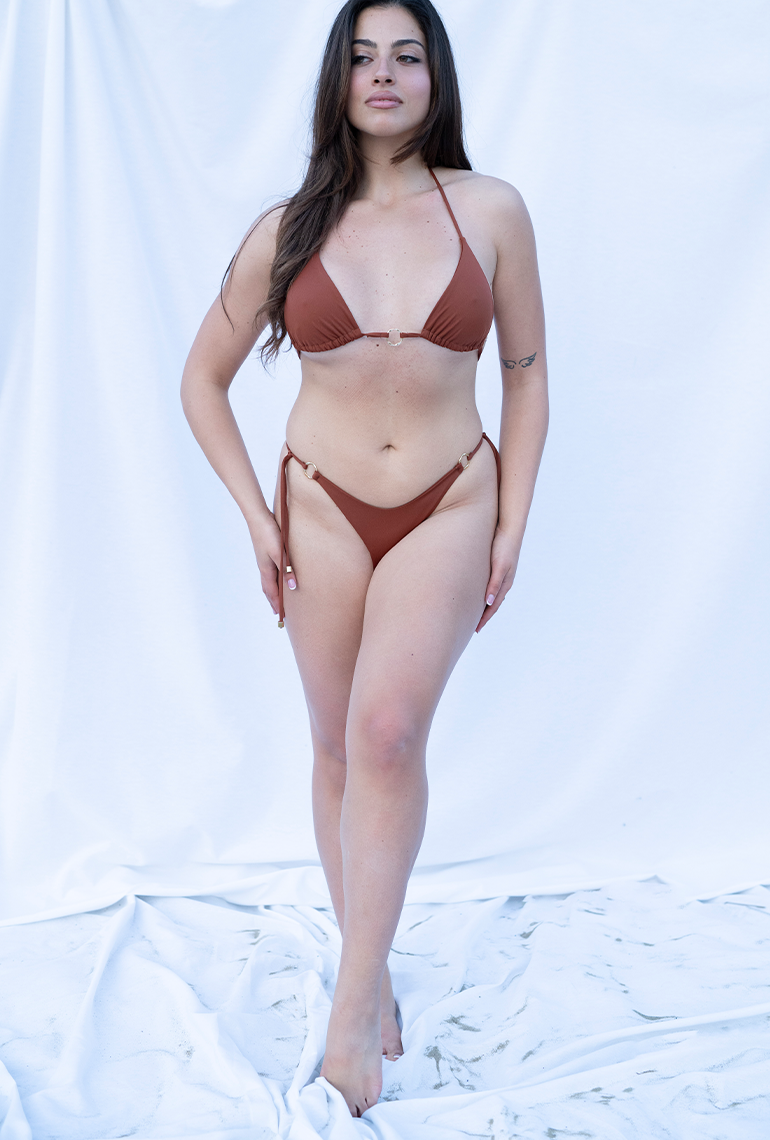 Bikini Vesuvio Marrone